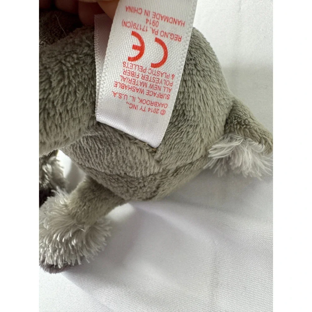 Ty Beanie Babies Disney Frozen Sven Reindeer Sparkle Plush 2014 Grey Brown 41151